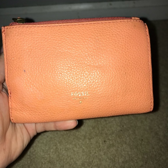 🧡💕Papaya Coral Fossil Wallet💕🧡 - Picture 4 of 4